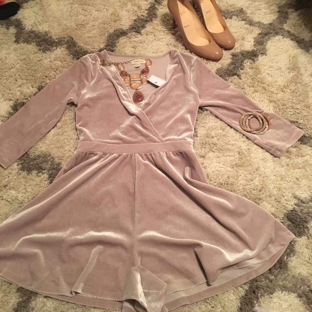Velvet urban outfitters romper