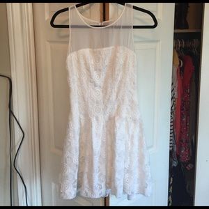 Bebe white dress