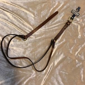 Sperry brown leather belt