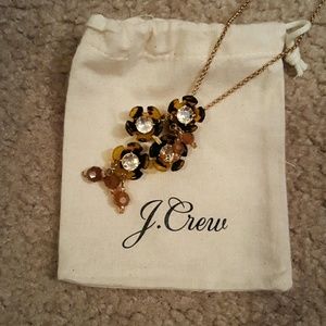 J. Crew tortoise shell pendant