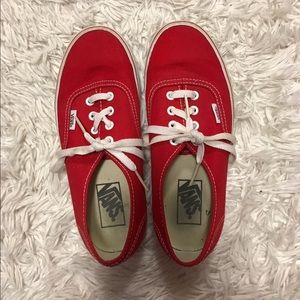 Red Vans