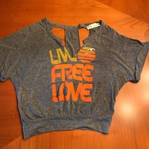 Vintage Havana Live Free Love T-shirt