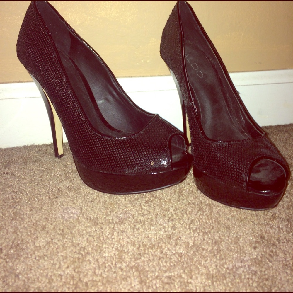 Black heels