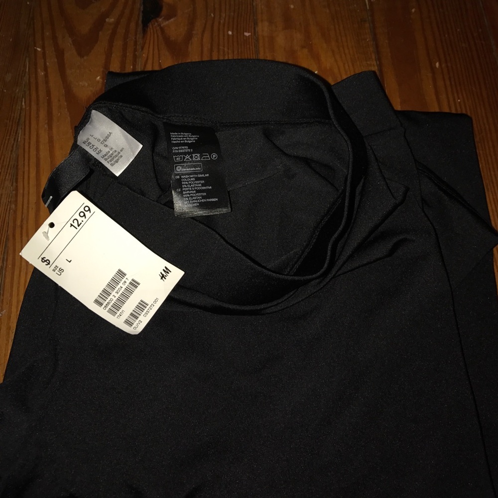 Brand New Black Polyester Leggings - H&M