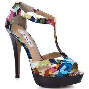 Steve Madden Haylow Multicolor Floral, size 7
