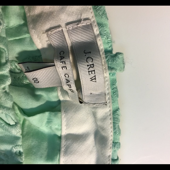 🥳 Sale - J. Crew Cafe Eyelet Capri Pant - Picture 6 of 8