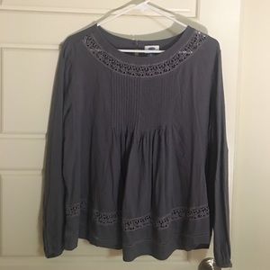 XL grey old navy top