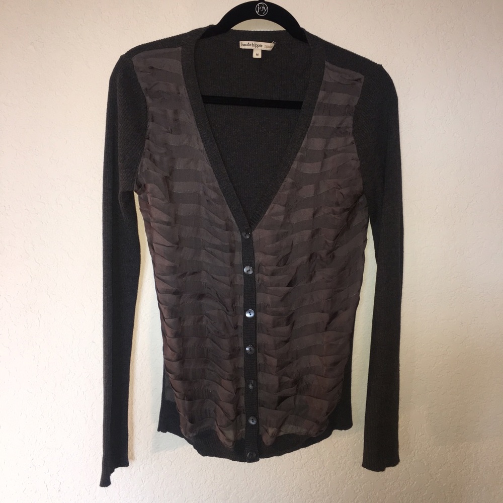 Haute Hippie cardigan.