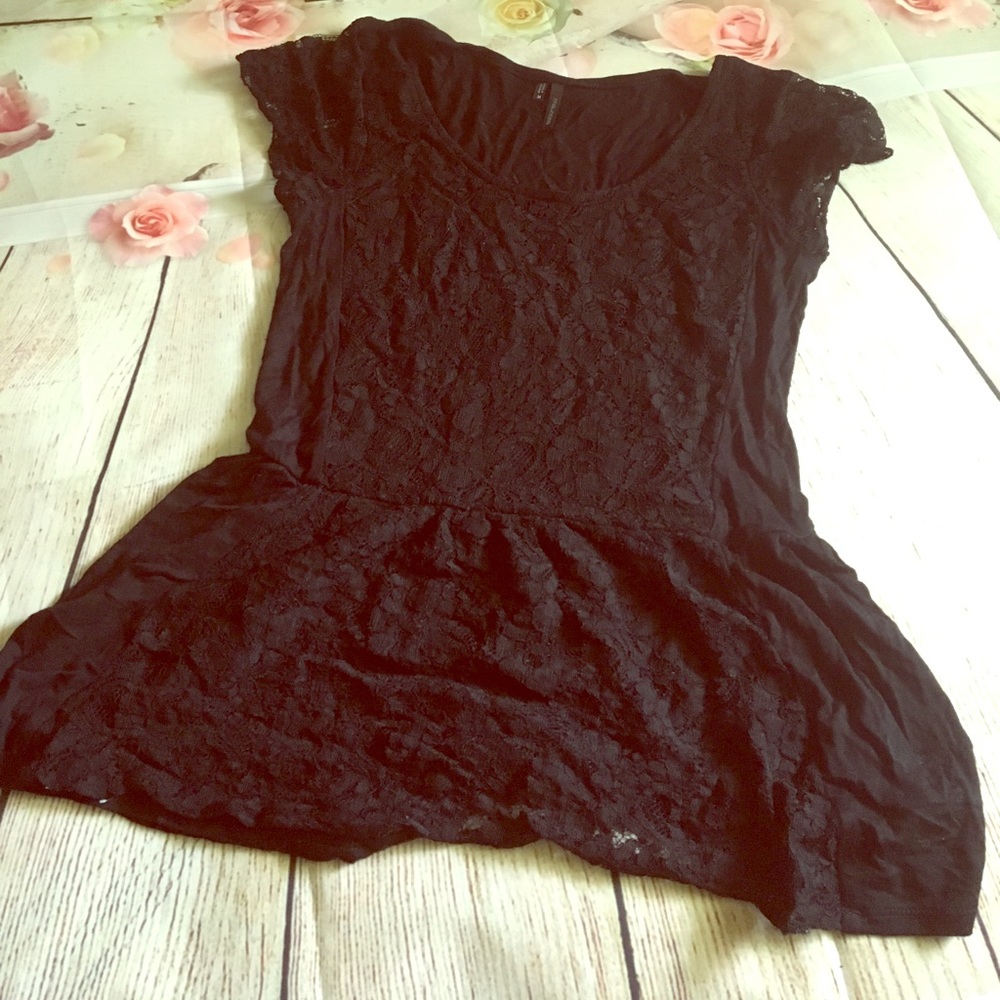 Black dress top