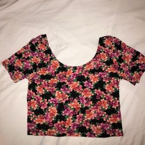 Floral crop top from the Bethany Mota collection