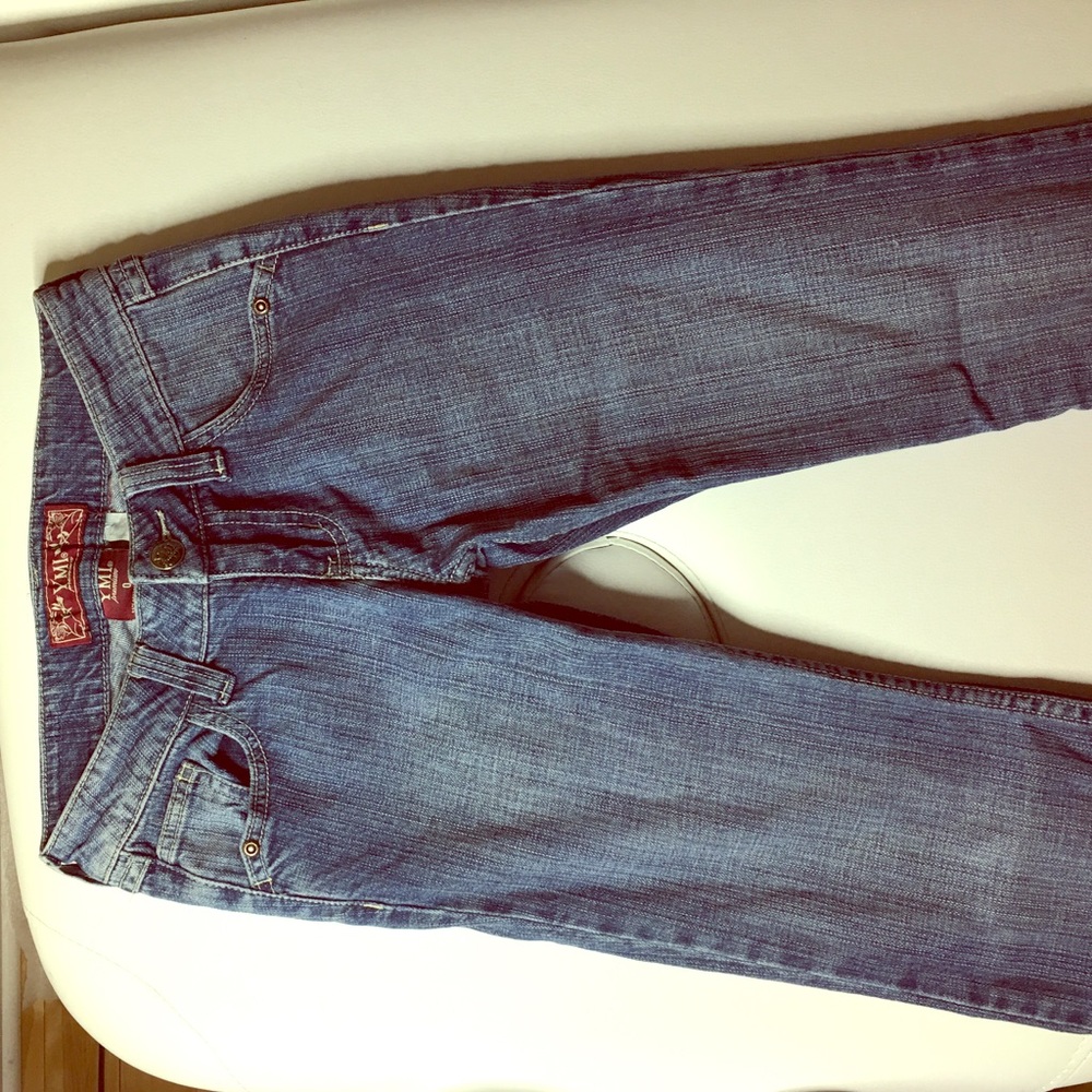 Medium wash denim jeans