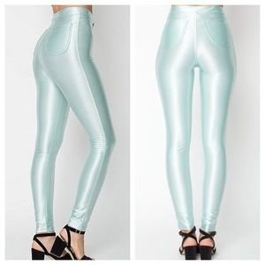 American Apparel Disco Pants Mint