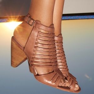 Vince Camuto Effel Sandal, Soft Calf Fudge, 7W