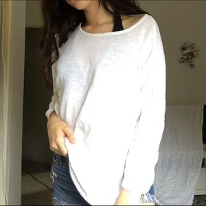 White Slouchy Sweater