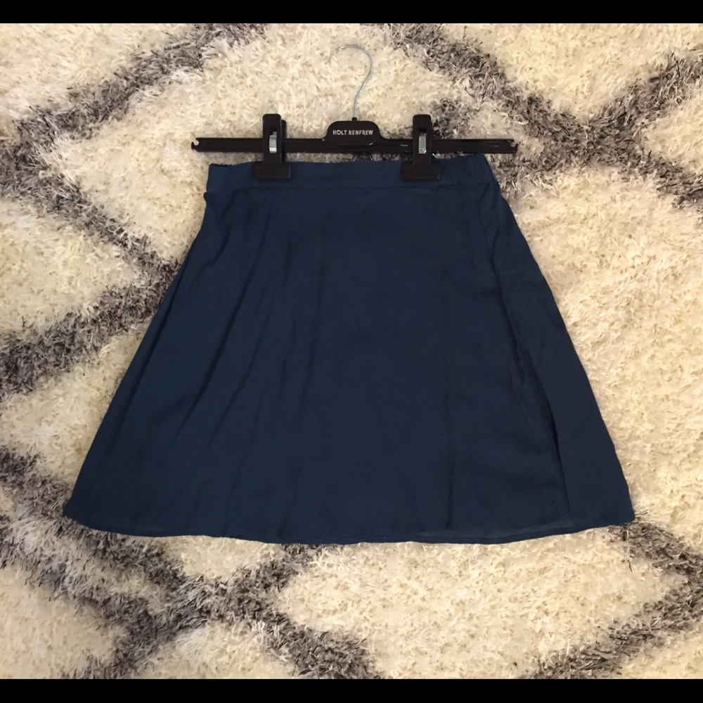 Teal skirt
