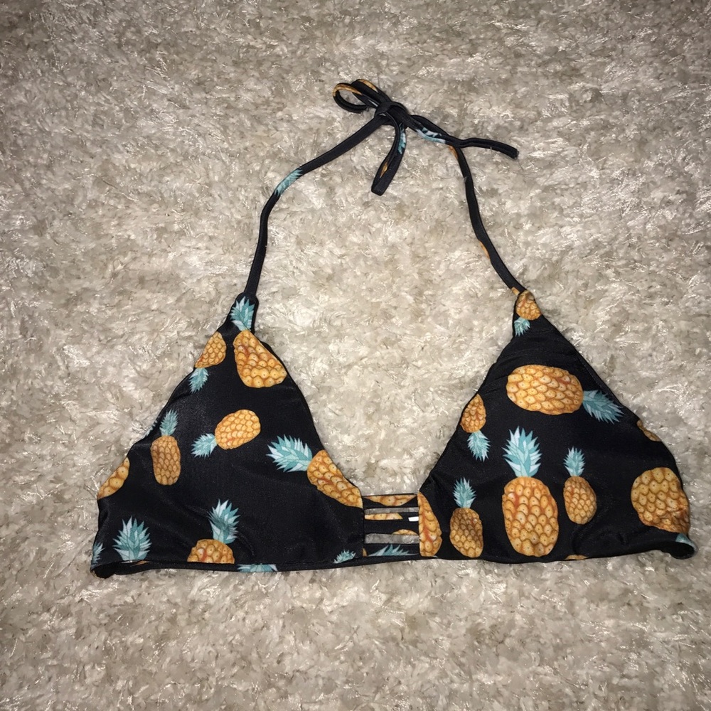 Padded pineapple bikini top size small 🍍🍍🍍 NWOT