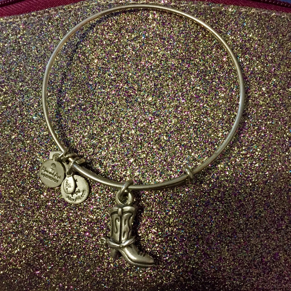 Alex and Ani Cowboy Boot Bracelet