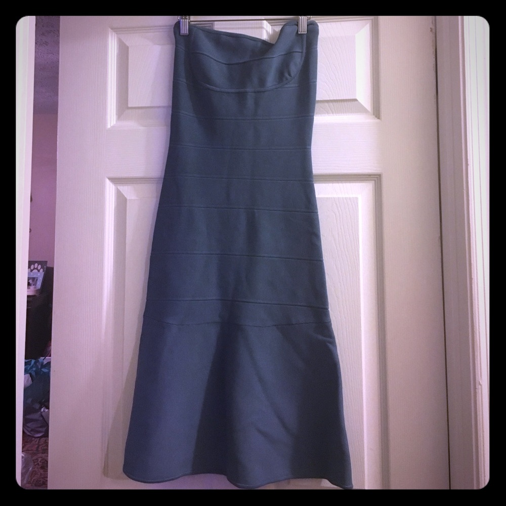 Beautiful blue Herve Leger dress