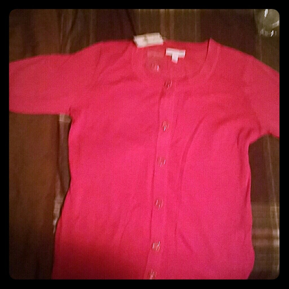 NWT pink cardigan