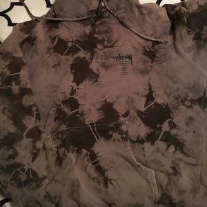 STUSSY tie dyed hoodie