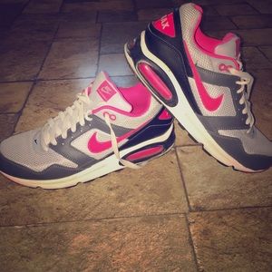 Pink/ Gray/ Black Nike Airmax Custom