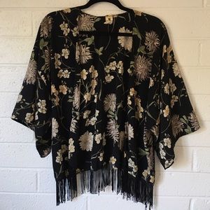 Francesca's Floral Kimono