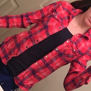 American eagle long sleeve flannel .