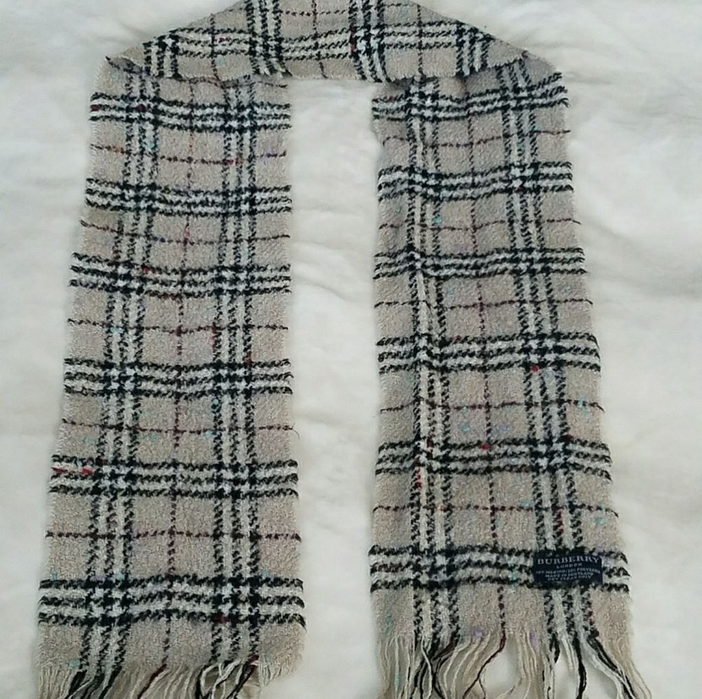 Burberry Scarf Muffler Plaid NovaCheck Merino Wool