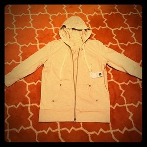 Gap 3/4 Sleeve Zip Up Hoodie
