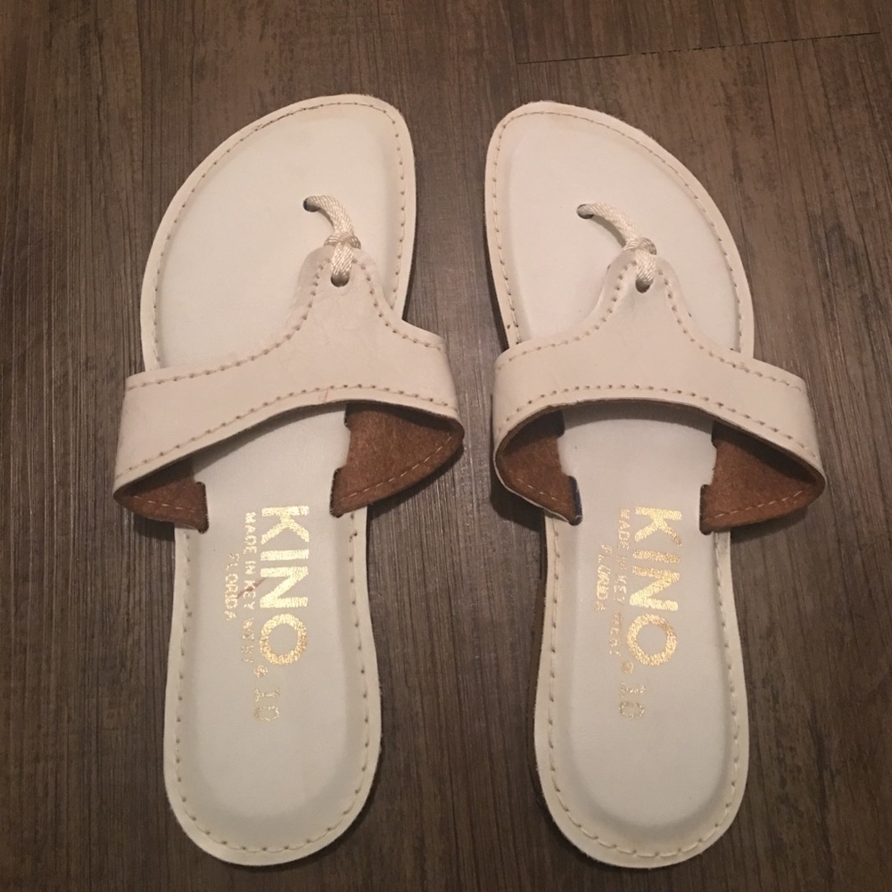 NEW Kino sandals; handmade in Key West, FL