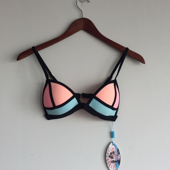 Neon Colorblock Bikini - XL - Picture 2 of 7