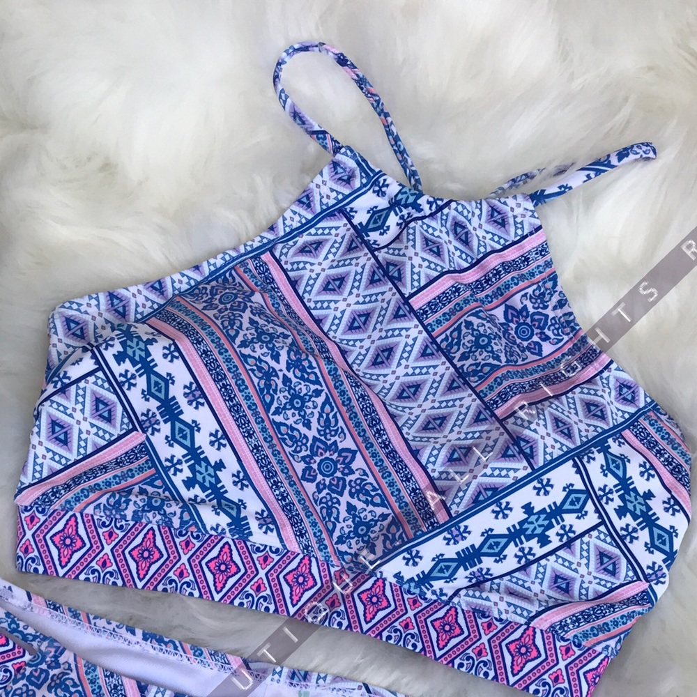 High halter tribal bikini set - Picture 3 of 4