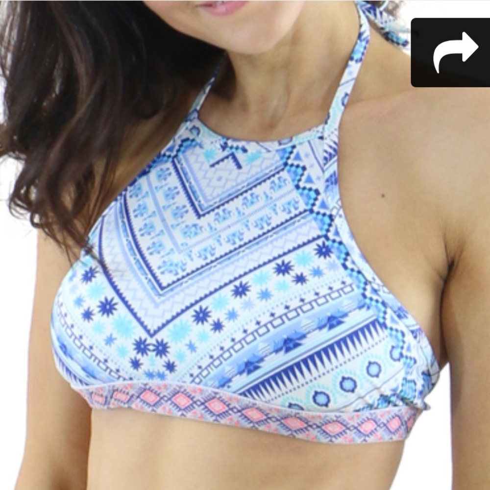 High halter tribal bikini set - Picture 4 of 4