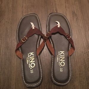 NEW Kino sandals; leather & handmade in Key West.