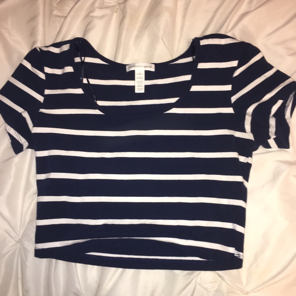 Striped Crop Top