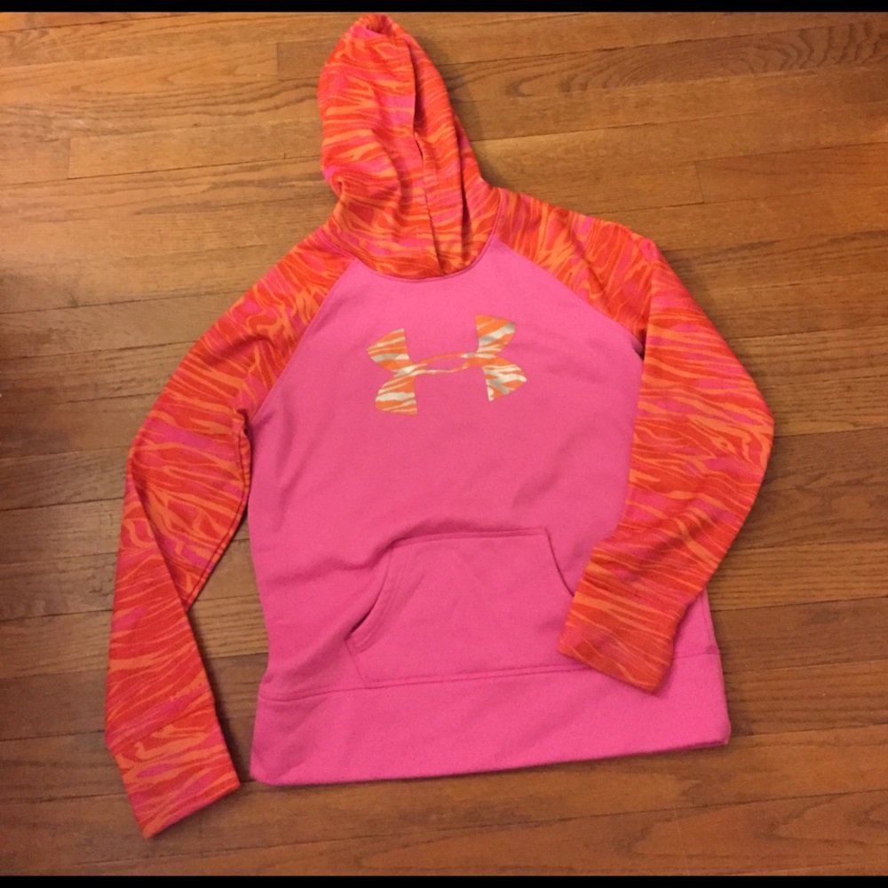 Pink and orange sweatshirt