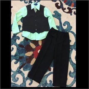4-piece (Shirt, Pants & Vest w/ Tie) Boy's Suit