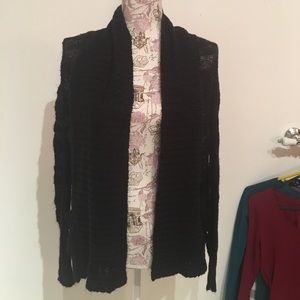 Black cardigan