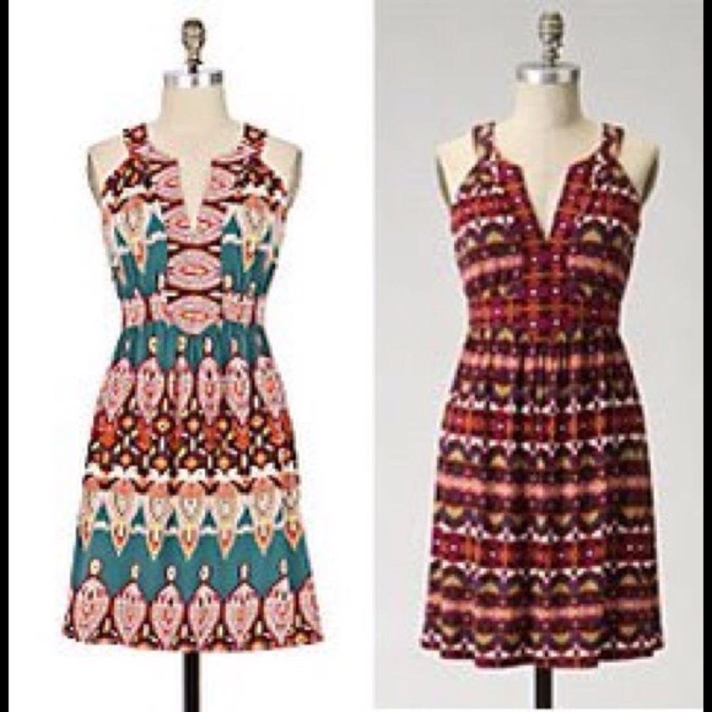 ISO Guimard Dress in Red Motif