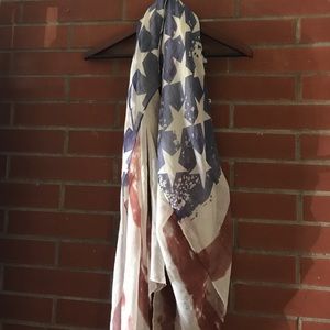 American Flag scarf