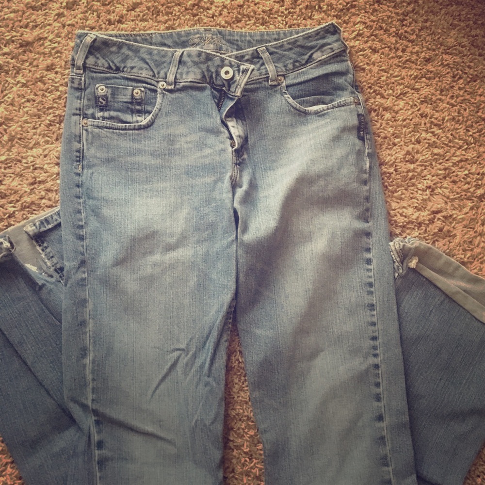 Silver medium wash jeans