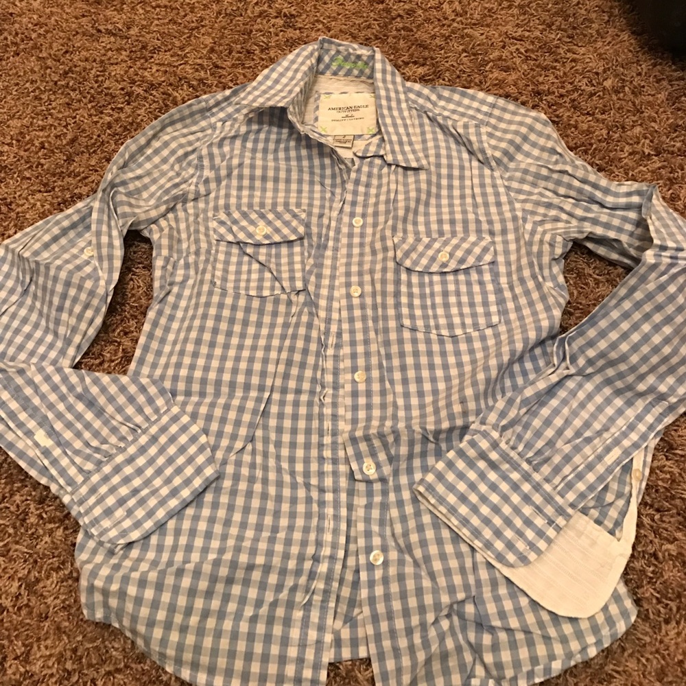 AE plaid shirt
