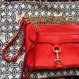 Rebecca Minkoff mini M.A.C. Deep red.