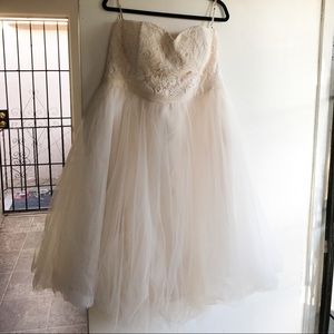 NEW PLUS SIZE ModCloth Wedding OR PROM Dress BLUSH