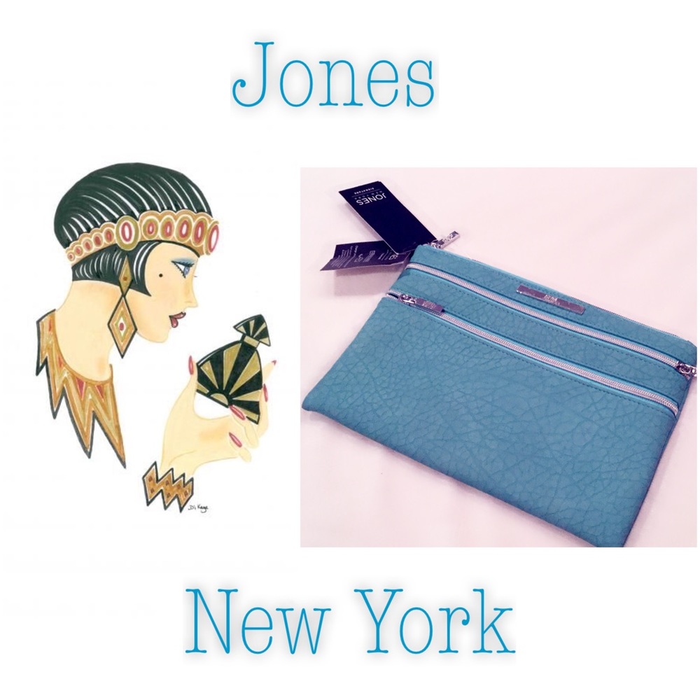 Blue Zipper Pouch