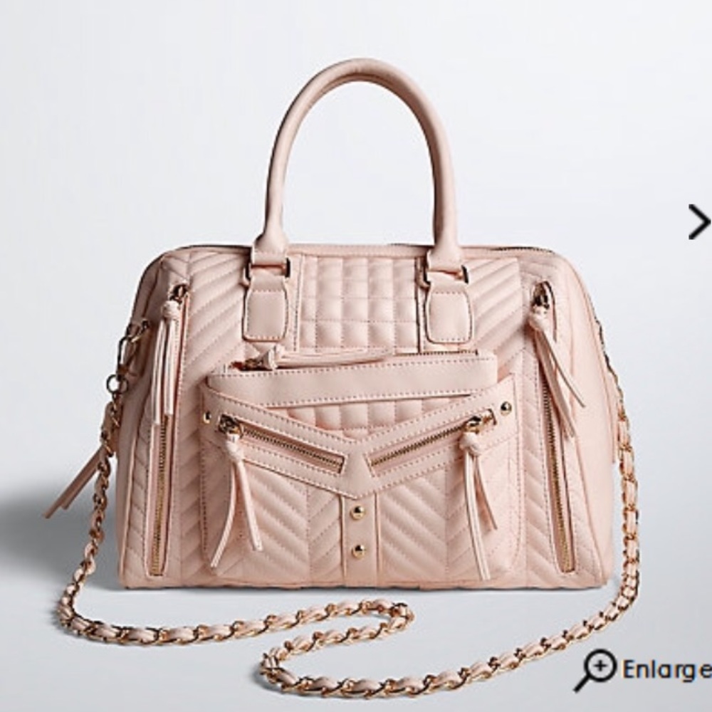 Torrid quilted blush/light pink bag