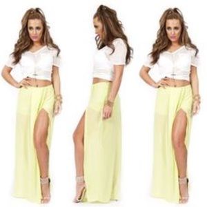 Naked Wardrobe maxi skirt