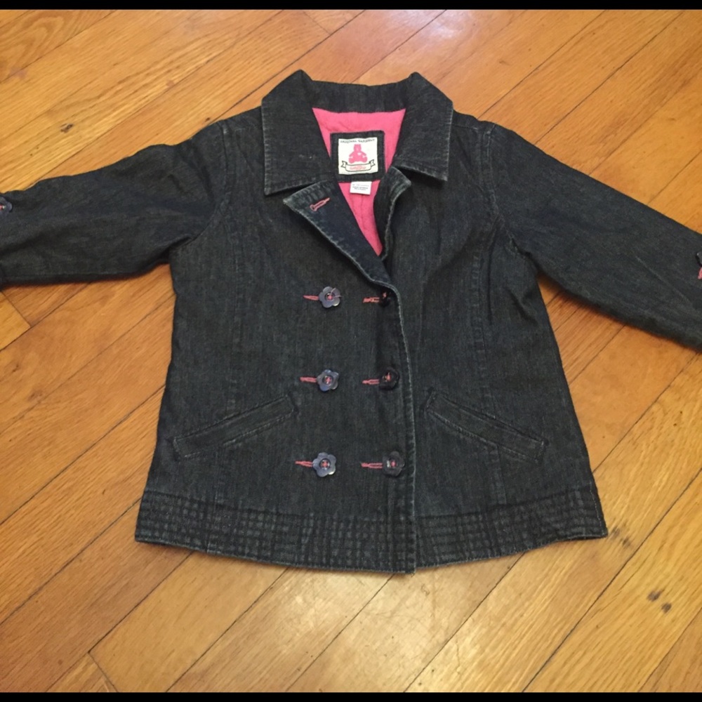 Baby Gap Denim Peacoat 18-24