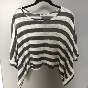 Olivia Moon Short Grey Top