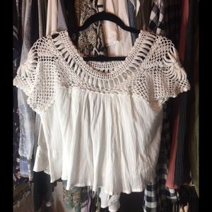 Crotchet crop top